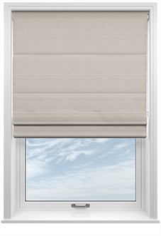 Norleigh, Fog - Twist&Fit Roman Blind